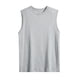 thumbnail image 2 of pstuiky Camiseta sin mangas para hombre, Camiseta sin mangas de cuello redondo, manga corta, lisa y cómoda para hombre Camisas de hombre m, 2 of 4