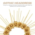 thumbnail image 3 of WEUVEB 1Ud Accesorio De Dorado Headdress Gótico Lolita Delicado Para Eventos, 3 of 8