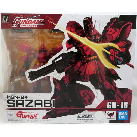 Gundam Universe 6 Inch Action Figure - MSG Chars Counter MSN-04 Sazabi