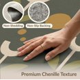 thumbnail image 6 of ODIKA 4'x6' Olive Green Serenity Garden Decorative Washable Area Rug Elegant Floral and Dot Motifs in Harmonious Layout for Bedroom, Reading Nook, Pet Friendly & Non-Shedding, 6 of 7
