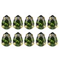 thumbnail image 1 of Diamantes De Imitación De Circón Para Coser Accesorios De Ropa Diy 10Pcs Costura Zircon Rhinestones Golden Claw DIY Bowknot Ropa Accesorios 7x10mmGreen ANGGREK Otros, 1 of 8