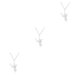 thumbnail image 1 of Guardurnaity Collares de acero inoxidable para mujer, cadena de clavícula, colgante para novias, joyería de cumpleaños, gargantilla, aniversario, Type1 NO1, 1 of 6