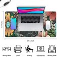 thumbnail image 5 of Long Mouse Pads for Desk,Pioneer Flower Floral Print Pattern Desk Mats on Top Of Desks, Desk Mouse Pad Extra Large with 3mm Non-Slip Base and Stitched Edge for Gaming,Office,Work,Home 31.5"x15.7", 5 of 6