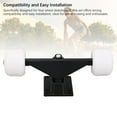 thumbnail image 4 of 2PCS Skateboard Trucks and Wheels Set, Aluminum Alloy Excellent Grip 5 Inch Shock Absorption Longboard Truck, Ergonomic Connection Wear Proof Skateboard Starter Set for, 4 of 7