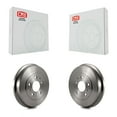 thumbnail image 1 of CMX Rear Brake Drums Pair for Car 2012-2018 Ford Focus K8-101932, 1 of 8