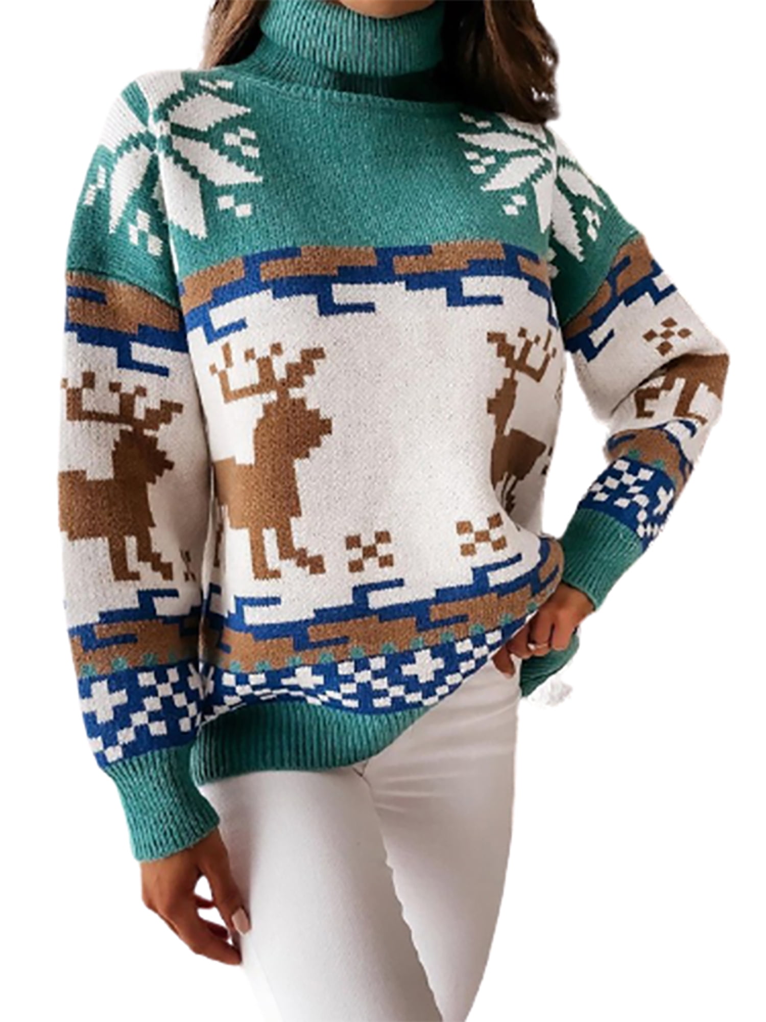 womens christmas turtleneck