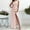 Pink, variant on Lisbinx Sundresses for Women 2025 Short Sleeve Crew Neck Solid Evening Gown Fit and Flare Dresses Flowy Maxi Dresses Regular Fit Ruched Waist Cotton Comfy for Gatherings Seasonal Promotion