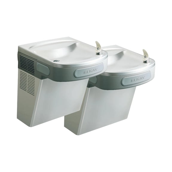 Elkay EZSTLDDSC Ada Non-Refrigerated Wall Mount Versatile Bi-Level Barrier Free Drinking