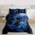 thumbnail image 2 of Feelyou Couple Wolf Teen Twin Comforter Sets, Winter Farmhouse Animal Bedding Set, 2pcs, 2 of 8