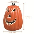 thumbnail image 3 of LED Blow Mold Pumpkin Light Style B Traditional Jack-O-Lantern Design For Porch Decor, 3 of 5