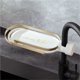 thumbnail image 5 of Soporte de esponja Cateissary de Acero inoxidable estante de Almacenamiento para fregadero de cocina blanco, 5 of 6