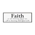 thumbnail image 2 of Scripture Walls Faith White Hebrews 11 Bible Verse Canvas Christian Wall Art Ready to Hang Unframed, 2 of 7