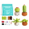 thumbnail image 3 of AOOOWER Crochet Potted Plant Supplies for Adult Beginner Handmade Crochet Craft with Step-by-Step Video Tutorial Instruction, 3 of 20