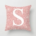 thumbnail image 6 of 45x45cm Pink Metal Letter Peach Skin Pillowcases Decorative Cushion Cover Home Decoration, 6 of 9