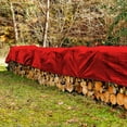 thumbnail image 2 of 12x24 Extra Heavy Duty RED Tarp 3 Ply Reinforced Canopy 6 oz 12 Mil Canopy Tarp (Finished Size 11'.6 x 23'.6), 2 of 6