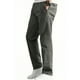 thumbnail image 5 of Pantalones largos para hombre, informales, lisos, con bolsillo, para exteriores, cintura elástica, con cordón, pantalones de trabajo para hombre, 5 of 7