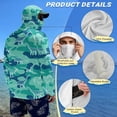thumbnail image 4 of SEANATIVE Long Sleeve Sun Shirts for Men Fishing Hiking Running Tops Sun Hoodie Lightweight Breathable UV Protection Long Sleeve Rash Guard, S, Brachiosaurus Dinosaur Green Teal Camo, 4 of 7
