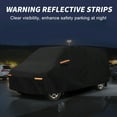 thumbnail image 4 of Unique Bargains 210D-PU Car Cover Black for Black ford Transit 198.82"x78.74"x68.90", 4 of 7