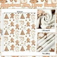 thumbnail image 3 of Gingerbread Man Christmas Throw Blanket for Adults 50 x 60 Inch Holiday Tree and Cookie Theme Flannel Blankets for Bedroom Couch Travel Home Decor Fuzzy Cozy Soft Warm Gifts(Brown), 3 of 7
