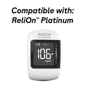 ReliOn Platinum Blood Glucose Test Strips, 100 Count – Diabetes Test Strips, for ReliOn Platinum Meters