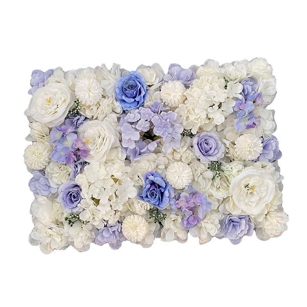 Panel de flores artificiales para decoración de bodas y fiestas. Estilo C