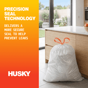 Husky 13 Gallon Tall Kitchen Drawstring Bags, 120 Bags