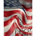 thumbnail image 6 of Cloth Napkins Retro Watercolor American Flag on Linen Washable Soft Kitchen Dinner Napkin Set of 6,Independence Day Theme Reusable Cocktail Napkins for Wedding Holiday Party Event,20x20In, 6 of 7