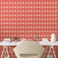 thumbnail image 3 of Ambesonne Geometric Peel & Stick Wallpaper for Home, Hexagonal Comb Tile, 13"x36", Peach Coral Dark Coral, 3 of 6