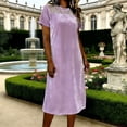 thumbnail image 2 of Robe Chandail en Velours à Fermeture Éclair pour Femmes, Couleur Unie, Décontractée, Ajustée, Longueur Régulière, 2 of 8