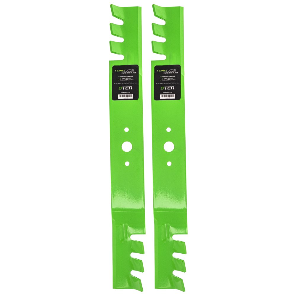 8TEN LawnRAZOR Mulching Blade for MTD Cub Cadet 42 inch LT1042 2 Pack