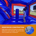 thumbnail image 4 of JumpOrange Outdoor  American Boxing Commercial Grade Inflatable Bounce House Water Slide with Pool for Kids and Adults with Blower, 4 of 9