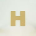 thumbnail image 2 of Package of 1, 10 Inch X 1/2" Thickness MDF Letter H in The Arial Font, Thick, Upper Case for Art & Craft Project, Made in USA, 2 of 3