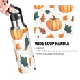 thumbnail image 4 of Yayeee 20oz Insulated Water Bottle Double Wall Stainless Steel with Flip Straw Lid, Pumpkins Pattern, 4 of 7