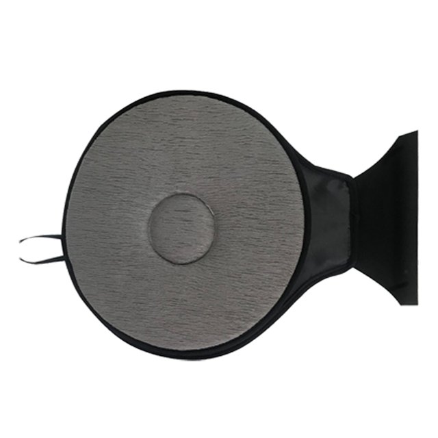 Sidaley Cojín giratorio para asiento de coche, silla giratoria para vehículo, alfombrilla de repuesto, accesorios de repuesto para Automoción decorativa y accesorios Gris oscuro