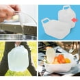 thumbnail image 4 of Bolsa de contenedor de agua plegable, recipiente de almacenamiento de plástico transparente sin BPA para de camping, botella de agua plegable, Soledad Contenedor de jarra de cuenca plegable, 4 of 5