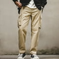 thumbnail image 2 of Retro Khaki Casual Pants, 2 of 5