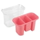 thumbnail image 5 of Bandeja de drenaje, escurridor, estante de secado, cesta, soporte para palillos, almacenamiento, hogar, cocina, rosa, 5 of 8