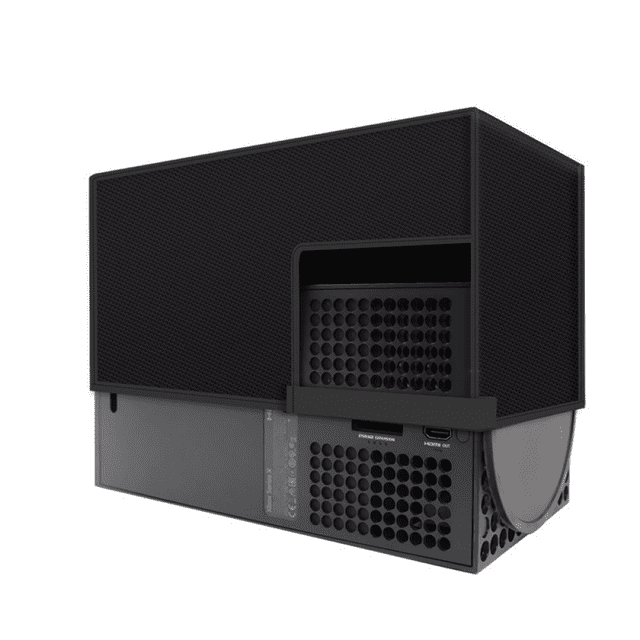 Dustproof Soft Cover for Xbox Series X Console, Horizontal and Vertical Dust Cover Protective Case