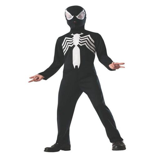 BLACK SPIDERMAN KIDS COSTUMEM