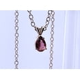 thumbnail image 2 of Natural Pink Pear Tourmaline Sterling Silver Necklace NT391, 2 of 9