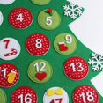 thumbnail image 3 of OurWarm Christmas Party Felt Tree Advent Calendar Number Stickers Door Wall Hanging Xmas Decorations for Home New Year 2019, 3 of 4