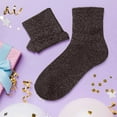 thumbnail image 2 of Women's Glitter Sparkle Slouch Socks 2026 Casual Cute Comfortable Trendy Stretch Mid Calf Socks, 2 of 4