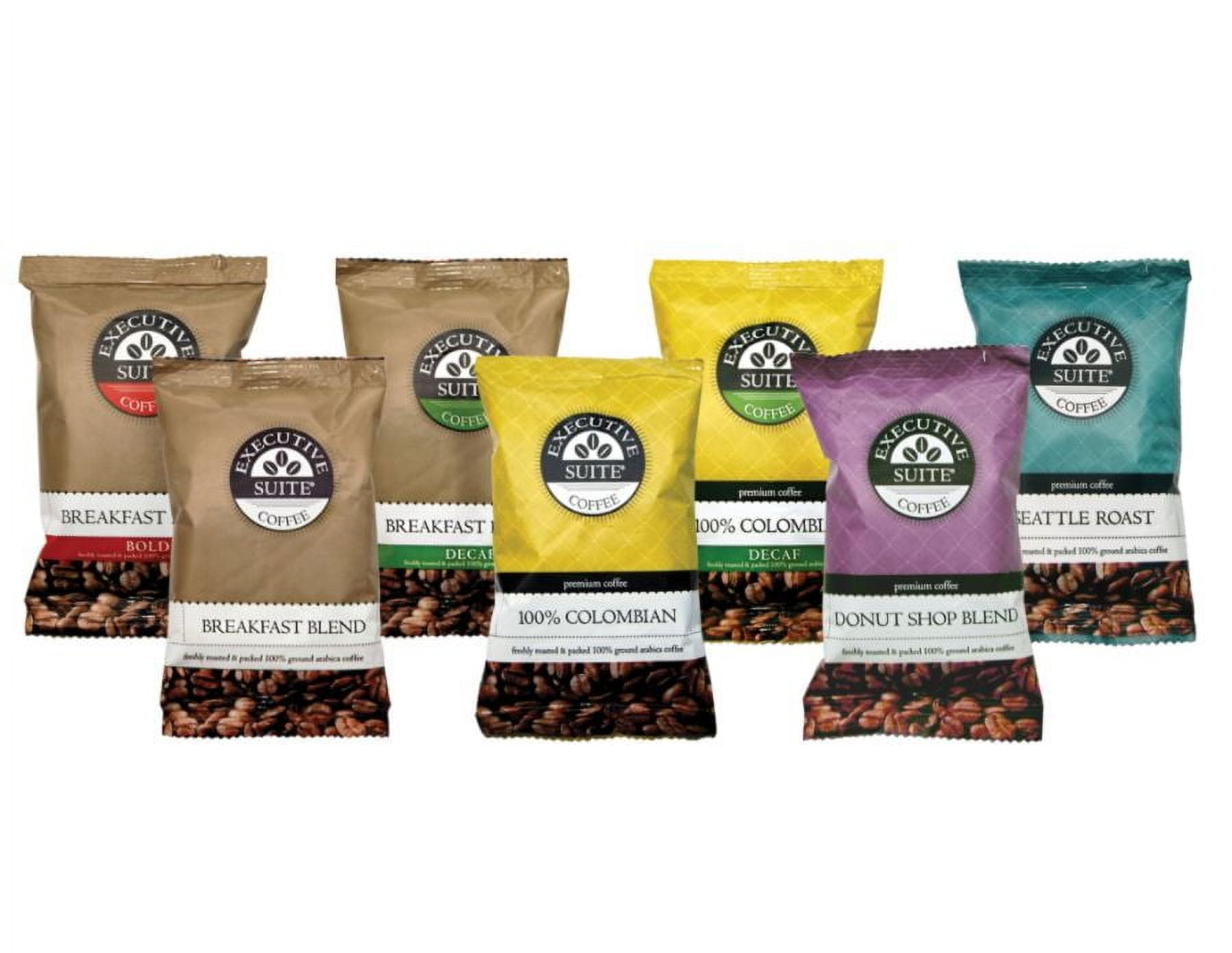 Executive Suite® Donut Shop Regular Blend Coffee, 2 Oz, Box Of 42