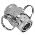 thumbnail image 3 of Stainless Steel Homebrew Connector, Quick Disconnect, N Type Durable Silver For Home Home Brew Fitting Convenient, 3 of 8