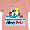 thumbnail image 3 of Pete The Cat - Ahoy Pete - Toddler And Youth Girls Short Sleeve Graphic T-Shirt, 3 of 6
