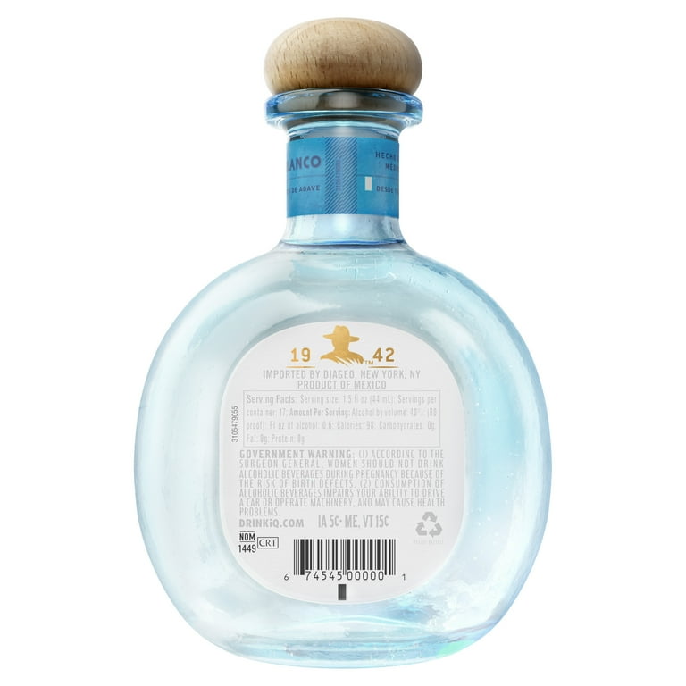 Don Julio Blanco Tequila, 750 mL, 40% ABV - Walmart.com