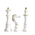 thumbnail image 3 of Resin Craft Decoration International Chess King Horse Head Golden Three-Piece Set Art Decorative Accessories, 3 of 6