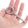 thumbnail image 1 of RENACLIPY 10Pcs Self Tapping Screw Eye Hooks Heavy Duty Metal Hooks for Hanging and Storage Use, 1 of 8