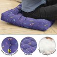 thumbnail image 5 of Retro Dots Meditation Pillow&nbsp;– 22x22 Inch Square Cushion, Dutch Velvet, Vintage Red Polka Dots (50s-Inspired Classic Style for Lounge & Yoga), 5 of 7