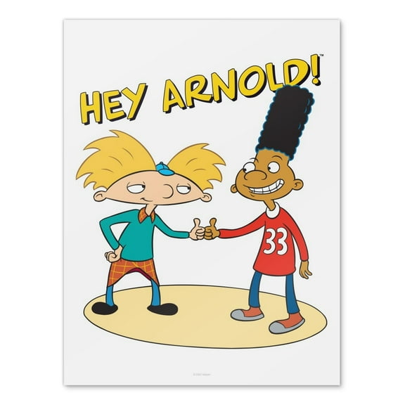 Hey Arnold! and Gerald with Logo Wall Art Picture Paper Poster Décor Home Decoration